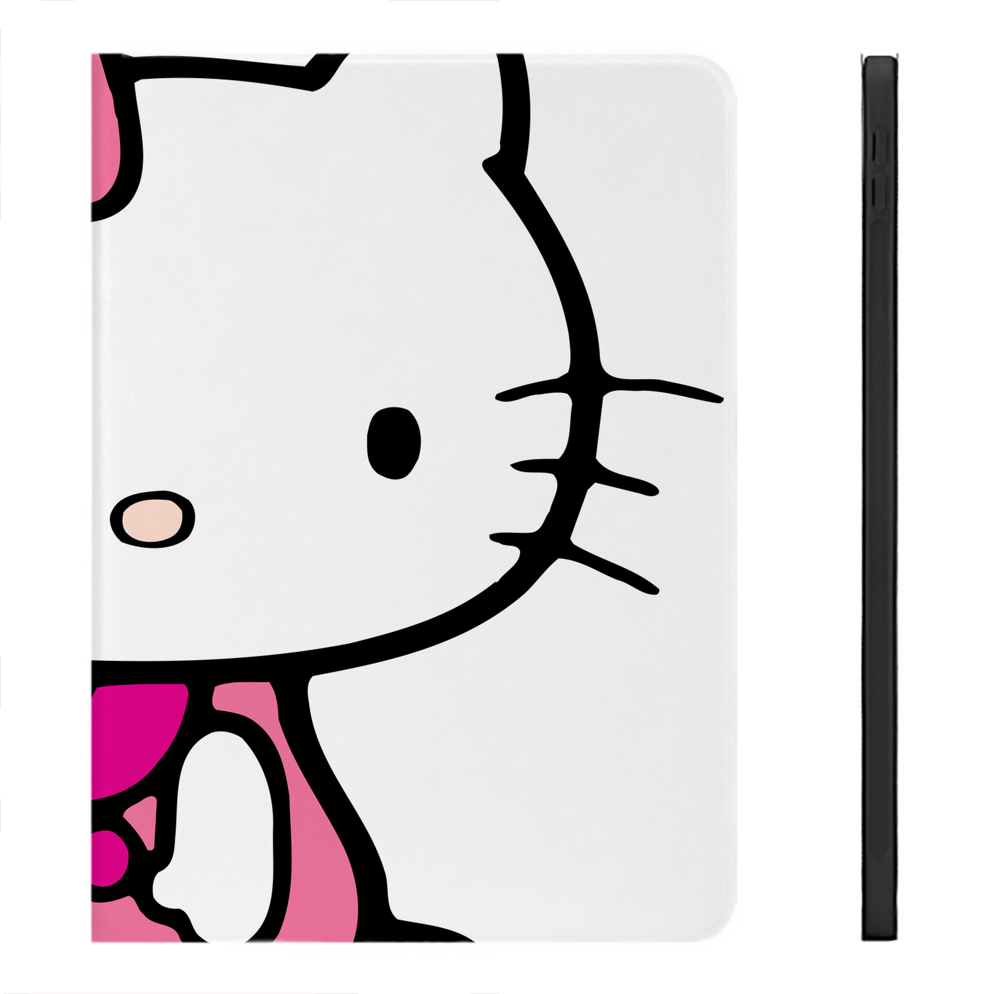 （画像用） Hello Kitty ハローキティ IPadケース ペンホルダー付き ブックスタイルデザイン